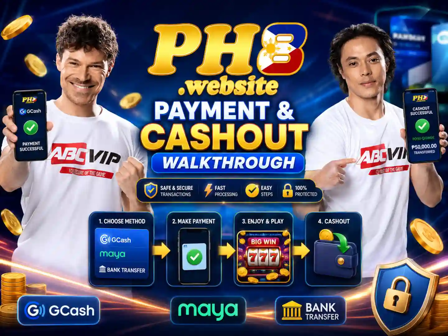 PH8 Payment and Cashout Guide
