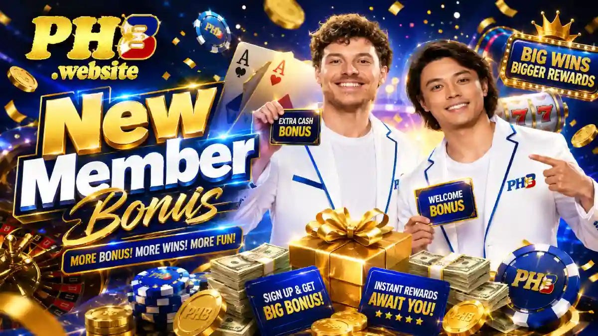 PH8 New Member Bonus welcome reward information