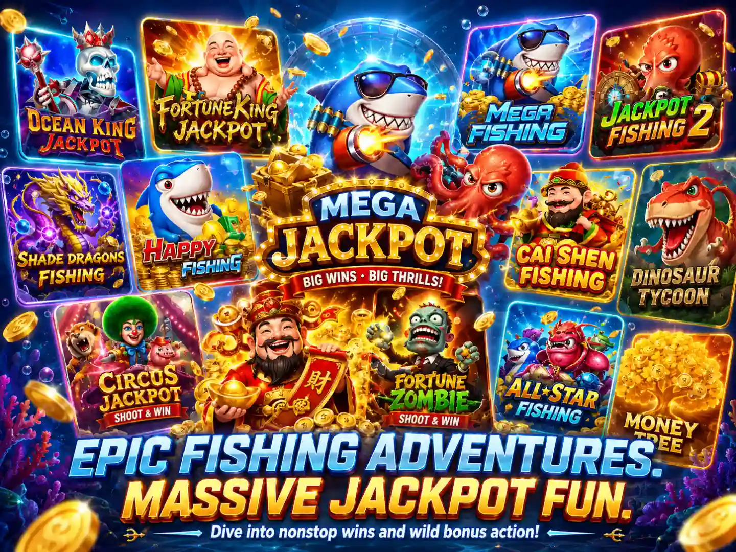 PH8 Mega Jackpot Fishing Adventure Fun