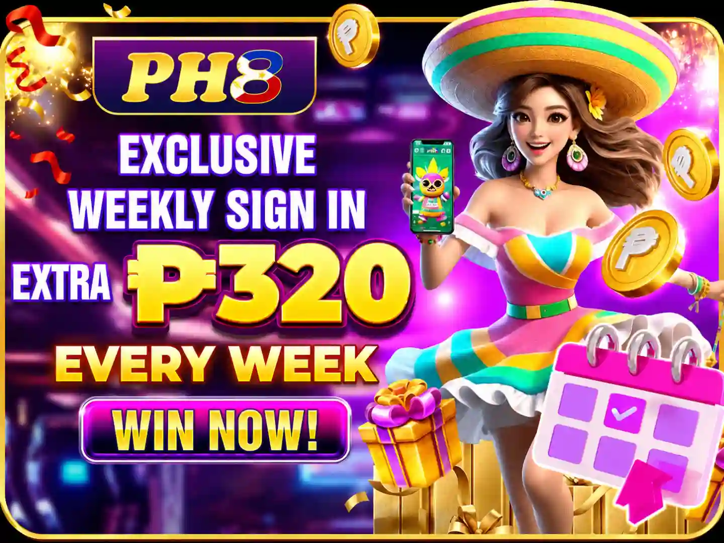 Exclusive weekly bonus celebration event