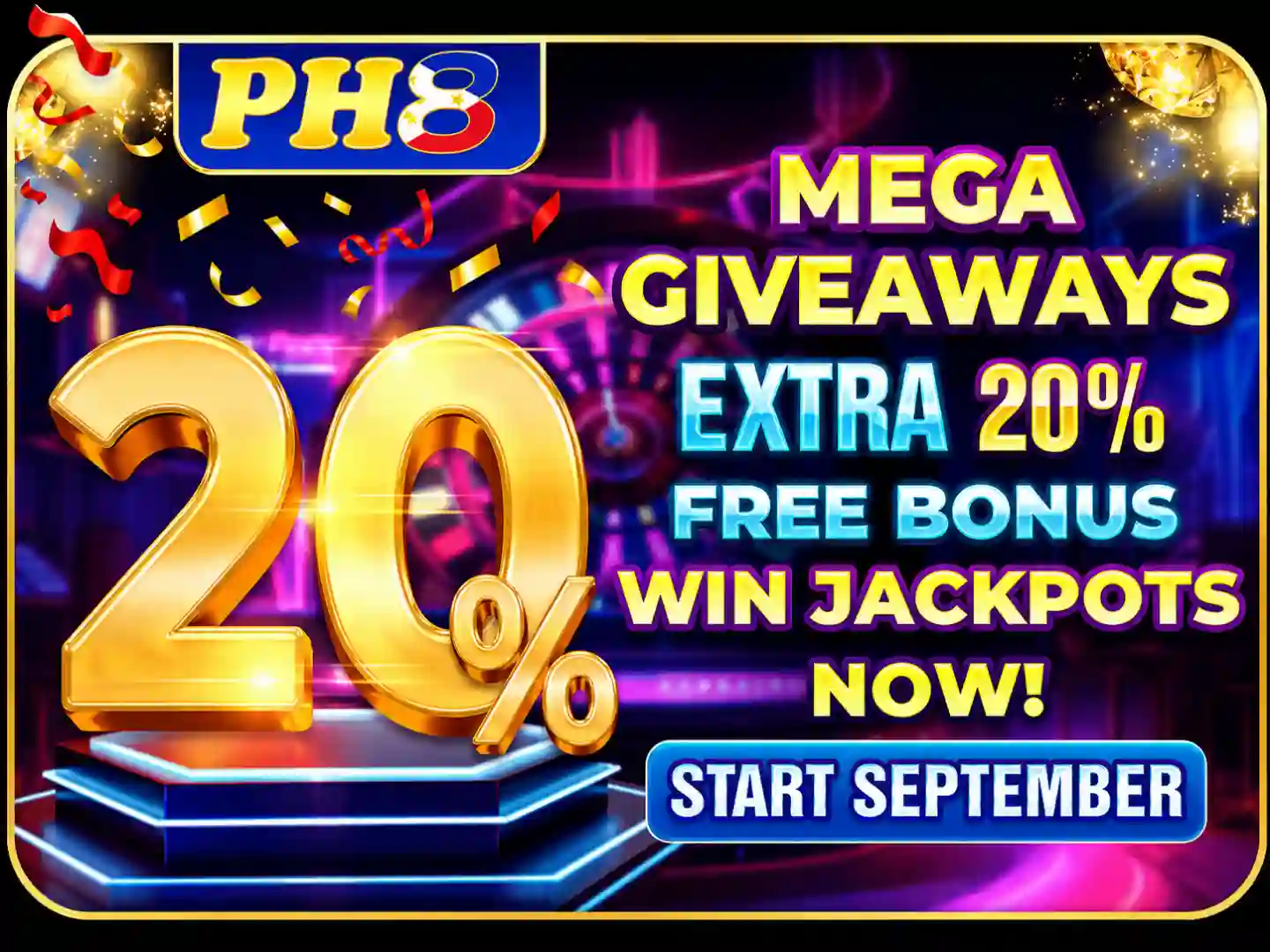 Mega giveaways and jackpots galore